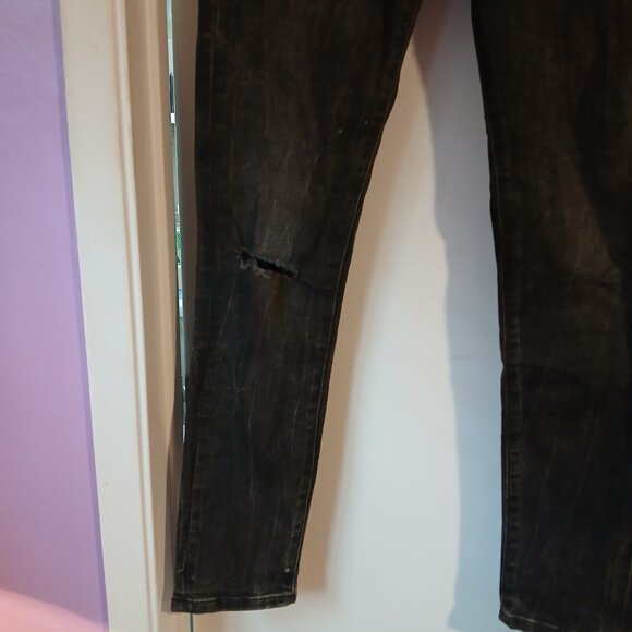 Banana Republic Premium  Denim Women's Skinny Black Jeans SZ 26 - Picture 3 of 11